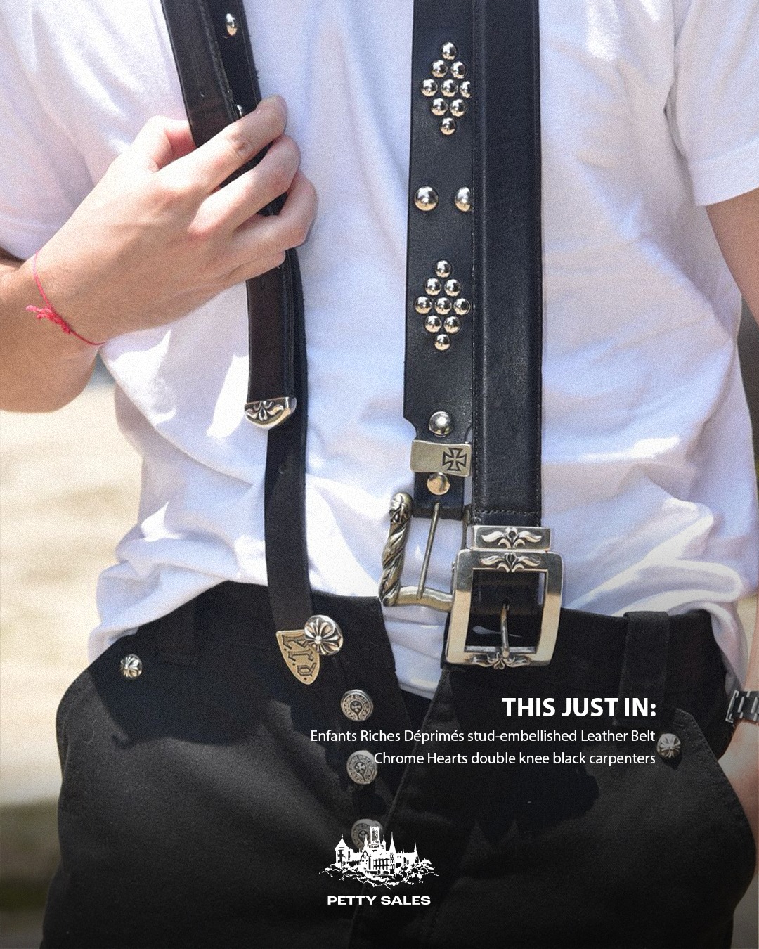 ERD belt & Chrome Hearts carpenters