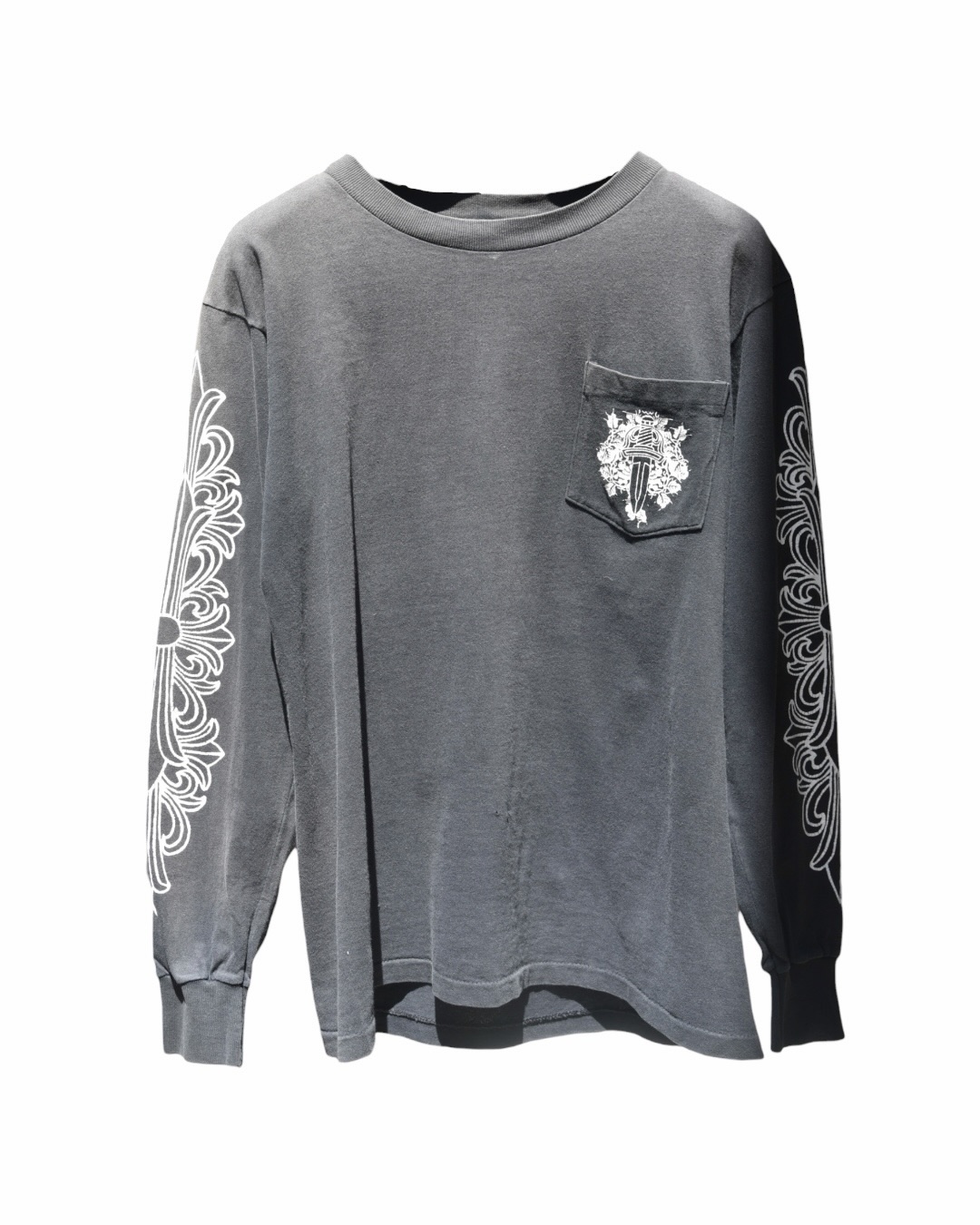 Chrome Hearts 1990s smoked floral long-sleeve